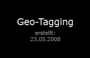 Geo-Tagging
